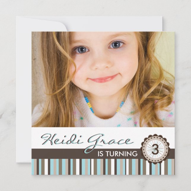 Whimsical Birthday Party Invitation (Front)