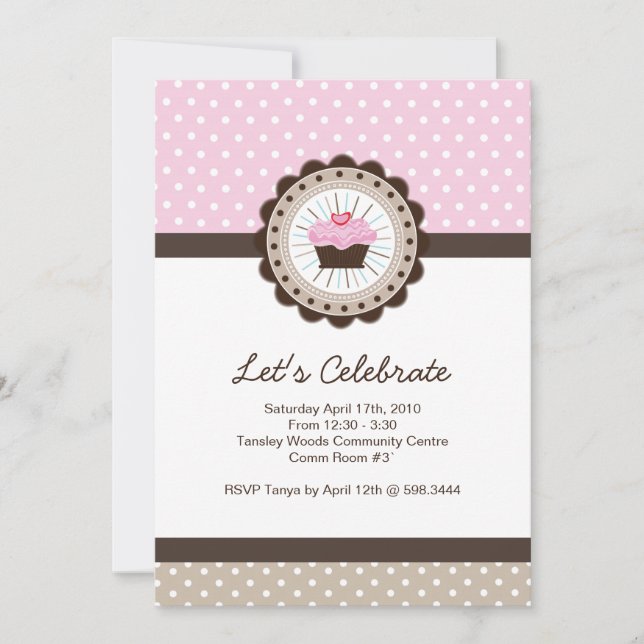 Whimsical Birthday Party Invitation (Front)