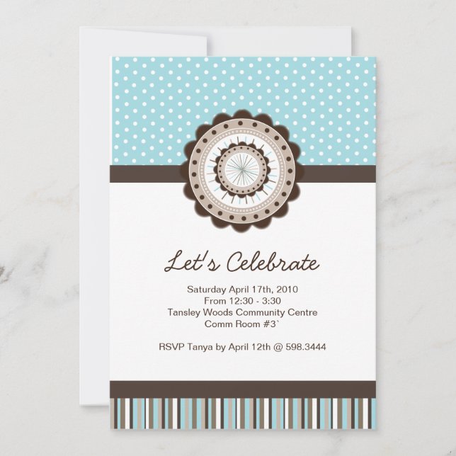 Whimsical Birthday Party Invitation - TBA WINNER (Front)