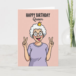 Whimsical Birthday Tiara Card