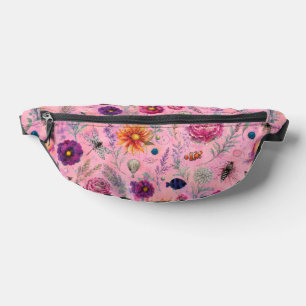 Whimsical Bloom Garden Bum Bags