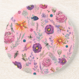 Whimsical Bloom Garden Coaster
