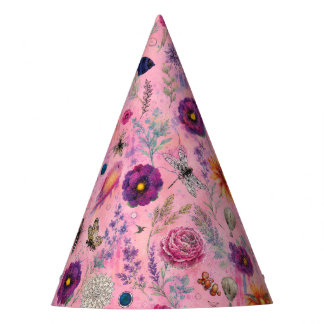 Whimsical Bloom Garden Party Hat