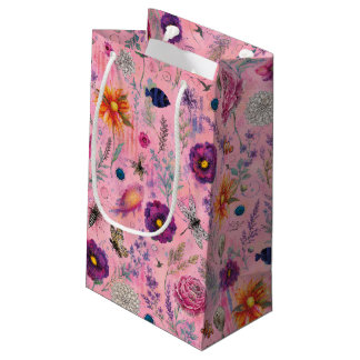 Whimsical Bloom Garden Small Gift Bag