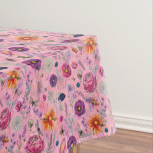 Whimsical Bloom Garden Tablecloth