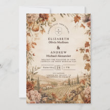 Whimsical Boho Autumn Wedding