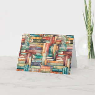 Whimsical Books Greeting Card
