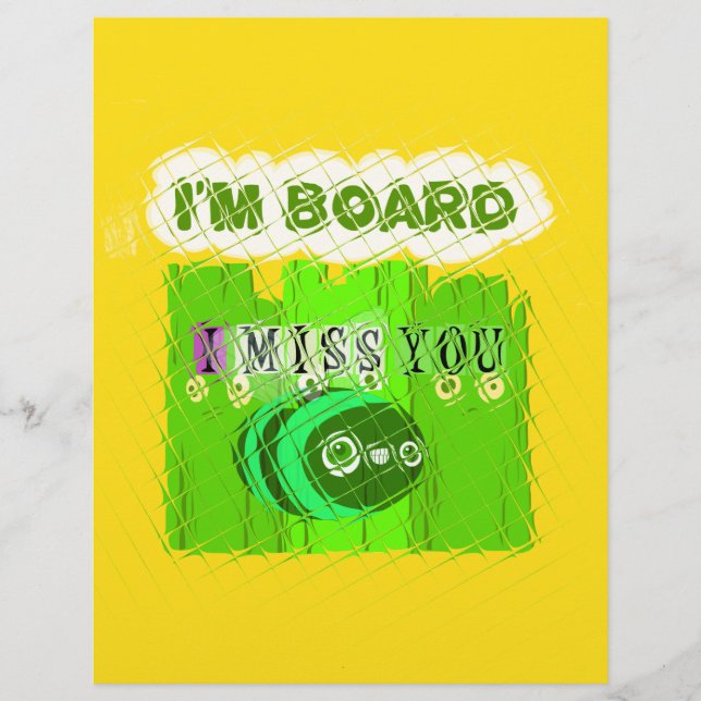 Whimsical Bored but Thinking of You (Front)