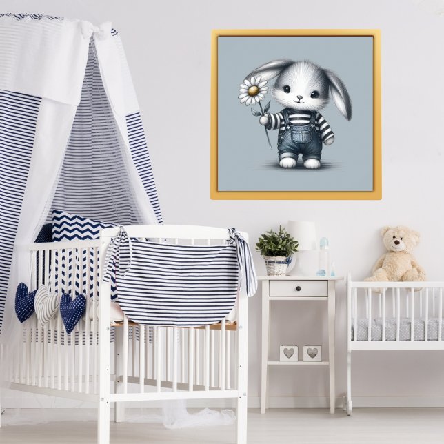 Whimsical Boy Bunny Poster (Creator Uploaded)