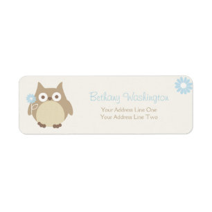 Whimsical Boy Owl Baby Shower