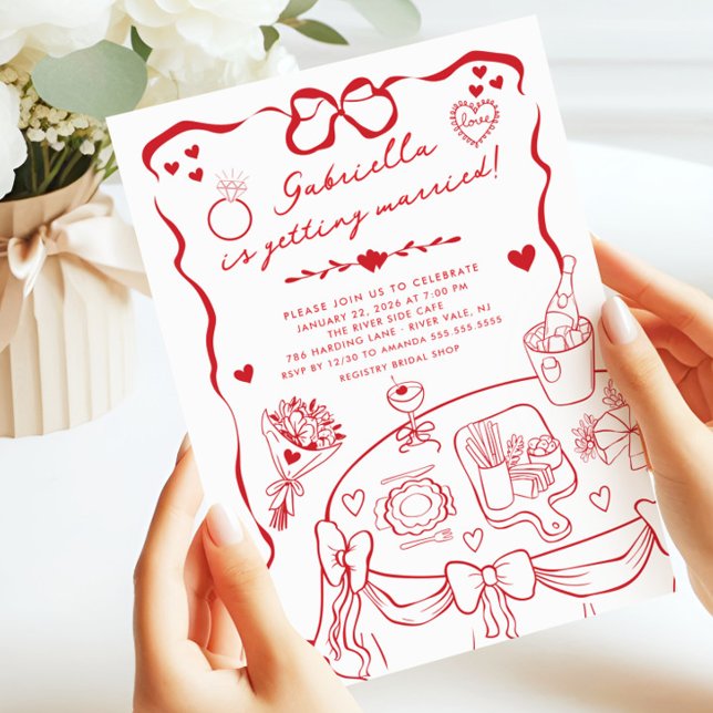 Whimsical Bridal Shower Invitation (Creator Uploaded)