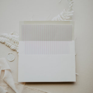 Whimsical Bright Pink Wedding Envelope