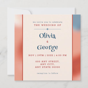 Whimsical Bubbles of Love: Fairy Tale Wedding Invitation