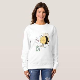  Whimsical Bumblebee Nature Lover  Sweatshirt