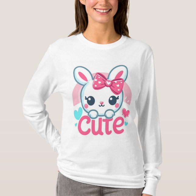Whimsical Bunny Fun Shirt (Front)