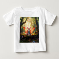 Whimsical bunny in an enchanted forest
