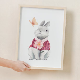 Whimsical Bunny Woodland Nursery Decor