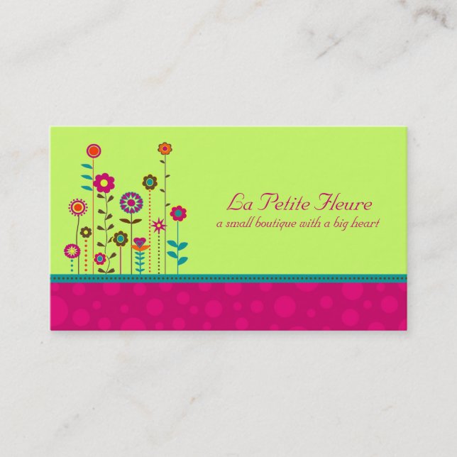 Whimsical Business Cards (Front)