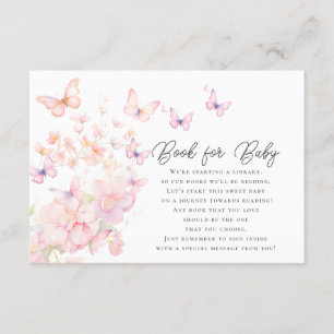 Whimsical Butterflies Book for Baby Enclosure Card