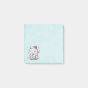 Whimsical Butterflies in a Jar Post-it Notes