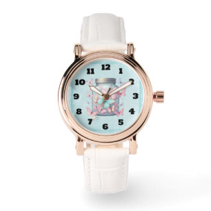 Whimsical Butterflies in a Jar Watch