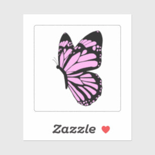 Whimsical Butterfly Custom-Cut Vinyl Sticker