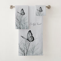 Whimsical Butterfly Family Name Personalised 