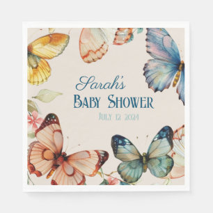 Whimsical Butterfly Garden Fairytale  Napkin