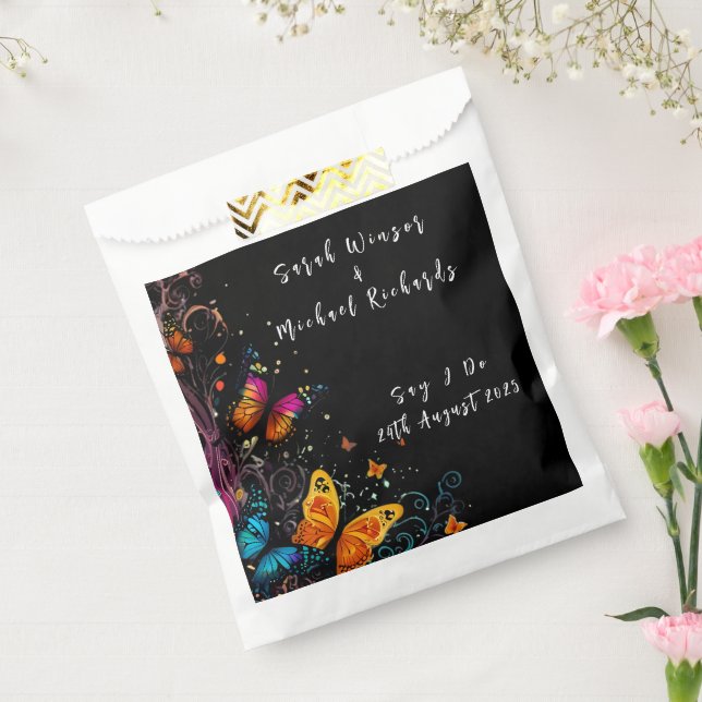 Whimsical Butterfly Garden Wedding  Favour Bags (Sealed)