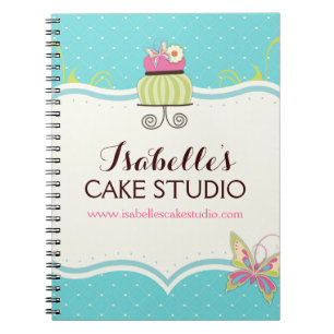 Whimsical Cake Bakery Note Book