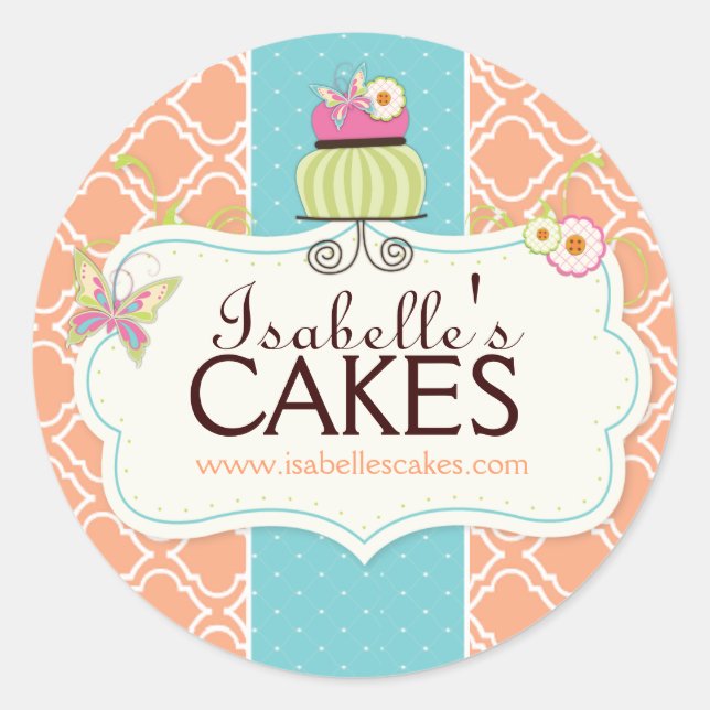 Whimsical Cake Labels (Front)