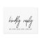 Whimsical Calligraphy Song Request RSVP Postcard