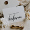 Whimsical Calligraphy Will You Be My Bridesman