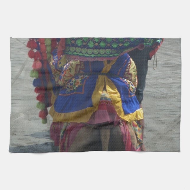 Whimsical Camel Art Print/Graphic Tea Towel (Horizontal)