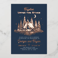 Whimsical Camping Under the Stars Engagement Party