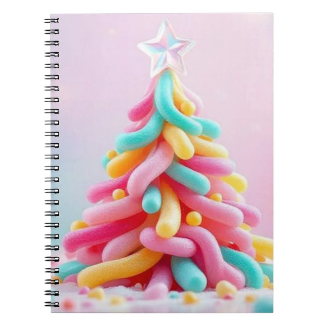 Whimsical Candy Tree Notebook (Front)