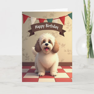 Whimsical Canine Smile Card