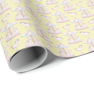Whimsical Carousel Gift Wrap –  Baby Showers
