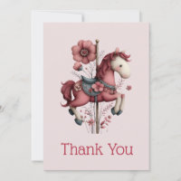 Whimsical Carousel Horse Image