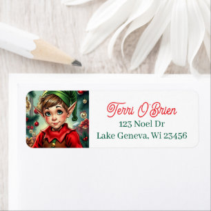 Whimsical Cartoon Elf   Christmas
