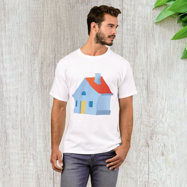 Whimsical Cartoon House Colourful Playful Home T-Shirt (Creator Uploaded)