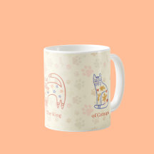 Whimsical Cat Art Pattern
