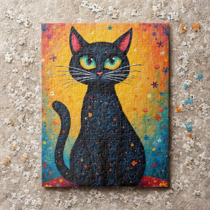 Whimsical Cat  Jigsaw Puzzle