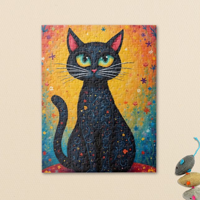 Whimsical Cat  Jigsaw Puzzle (Creator Uploaded)