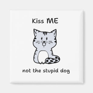 Whimsical Cat Magnet