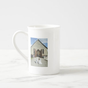 Whimsical Cat & Mouse Wedding Coffee Mug
