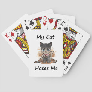 Whimsical Cat Playing Cards