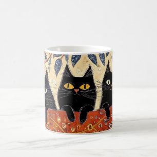 Whimsical Cats Mug