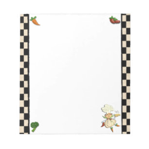 Whimsical Chef Notepad