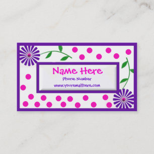 Whimsical Children's and Mummy Cal... Calling Card